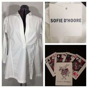 NWT Sofie D’Hoore Beak Oversized Top Sz 34 US 2
